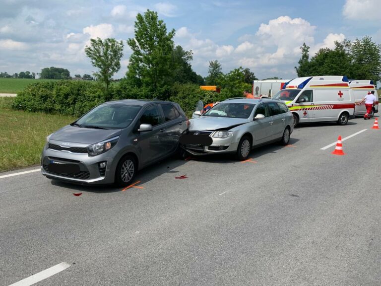 Verkehrsunfall auf der B148