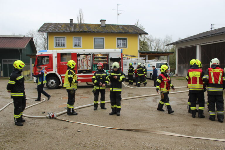 Frühjahrsübung – Brand nach Explosion